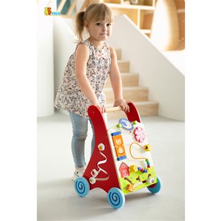Acitivity baby walker - red